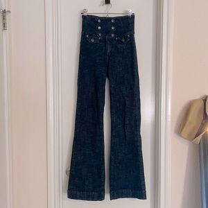 Hydraulic High Waisted, Flare Jeans